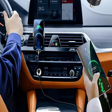 Cargador de Coche Compacto – Doble Puerto USB y Rápido