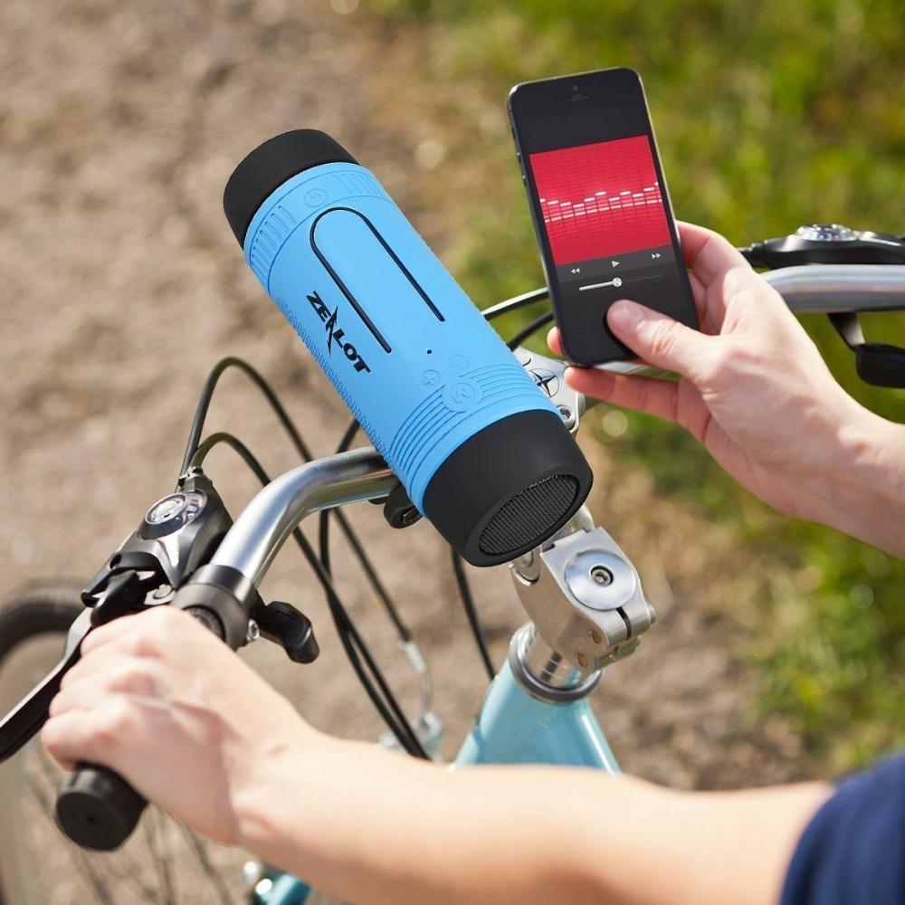 Sykkellykt Med Bluetooth Høyttaler — Belysning Og Musikk I Én Enhet