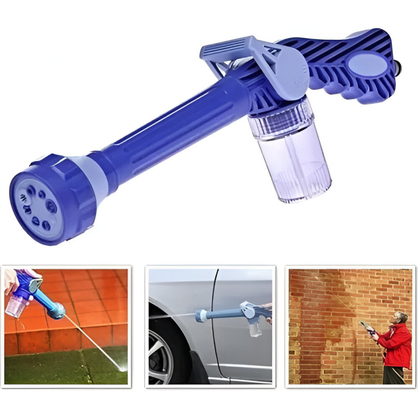 Pistolet De Lavage Haute Pression Pour Voiture Et Jardin — Puissance Optimale & Utilisation Facile