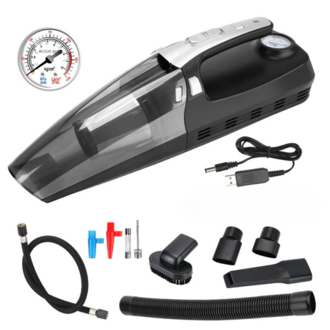 Vysavač do auta 4-v-1 – Vysoký výkon 12V/120W