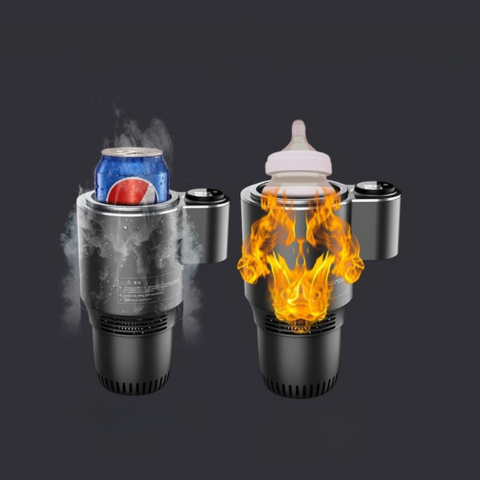 Soporte de Vaso Inteligente 2-en-1 – Organización y Confort en el Coche