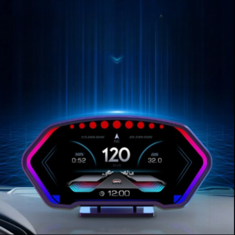 Digitális Vezetési Kijelző – Sebesség és Információk Egy Pillantásra