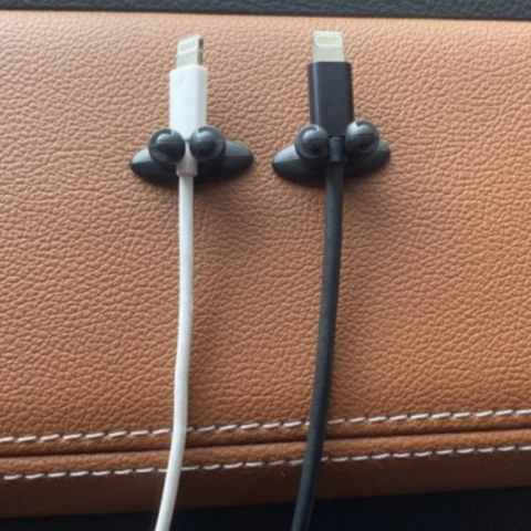 Clips de cable autoadhesivos – Organización fácil