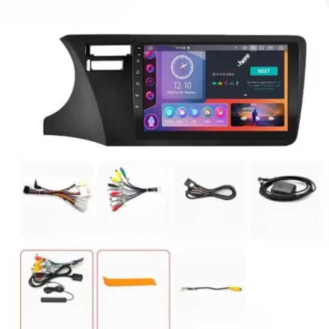 רדיו רכב אנדרואיד 10 אינצ' – 2 DIN, GPS, WiFi, מסך נשלף