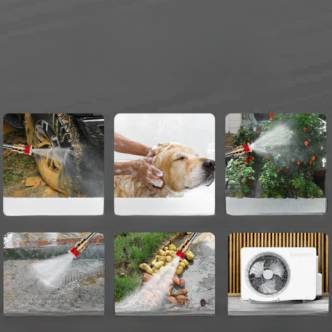 Ασύρματο Πιστόλι Καθαρισμού Αυτοκινήτου – Υψηλής Πίεσης Ψεκασμός