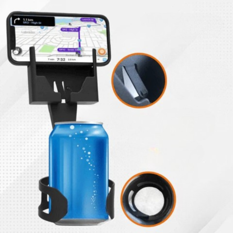 Soporte de Teléfono Multifuncional 2 en 1 — Compatible con Todos los Smartphones