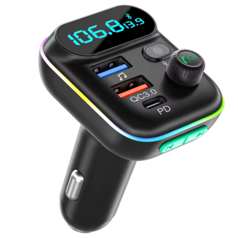 FM Bluetooth-sender til bil — Klare opkald & trådløs musik