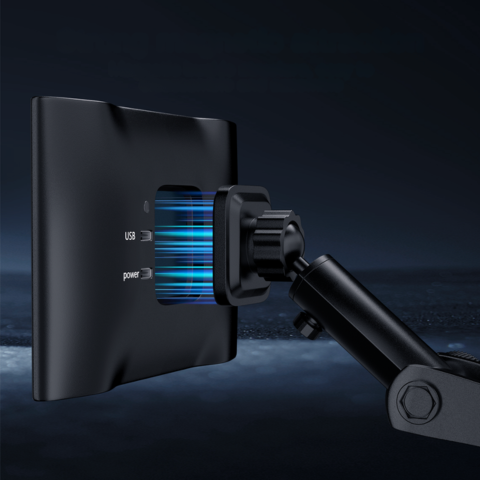 מסך מגע נייד — GPS, מוסיקה ושליטה קולית