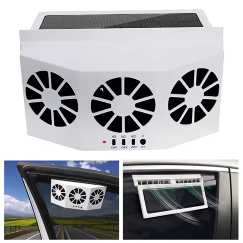 Ventilatore Solare Auto – Facile da Installare e Autonomo