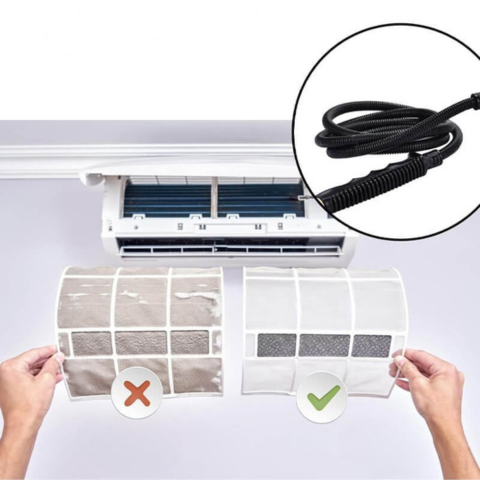 Curățitor cu aburi de înaltă presiune 2500W — Puternic & Ecologic