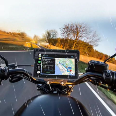 Multimedia System För Motorcykel – Navigation Och Total Anslutning