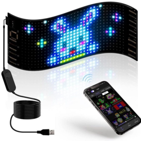 LED Auto Display Paneel – Persoonlijke Tekst En Motieven