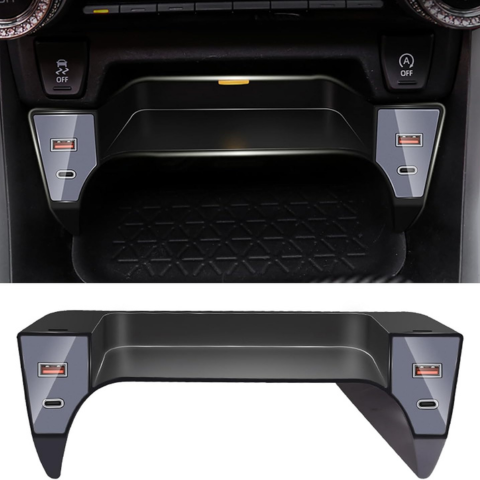 USB auto hub — rychlé nabíjení a diskrétní instalace