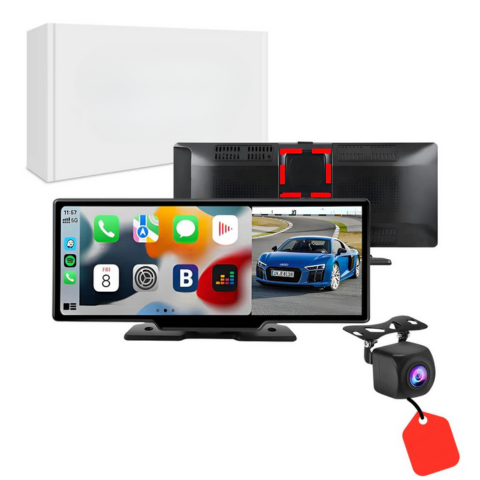 Auton multimediajärjestelmä - HD-näyttö ja langaton CarPlay-peli