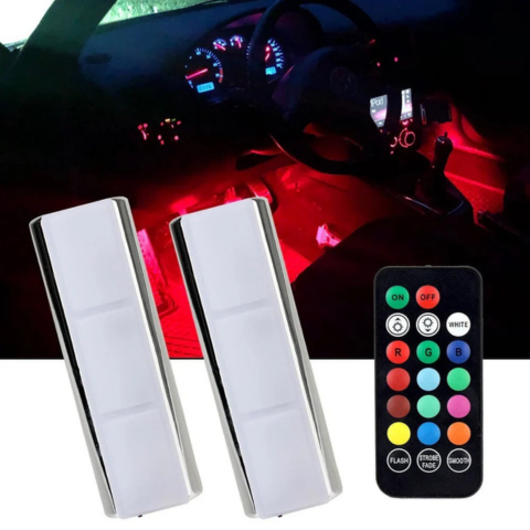 Éclairage LED Intérieur Voiture – Installation Facile Et Sans Fil