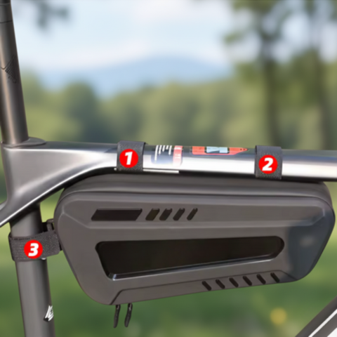 Geantă de ghidon rigidă etanșă — Organizare practică pentru bicicletă