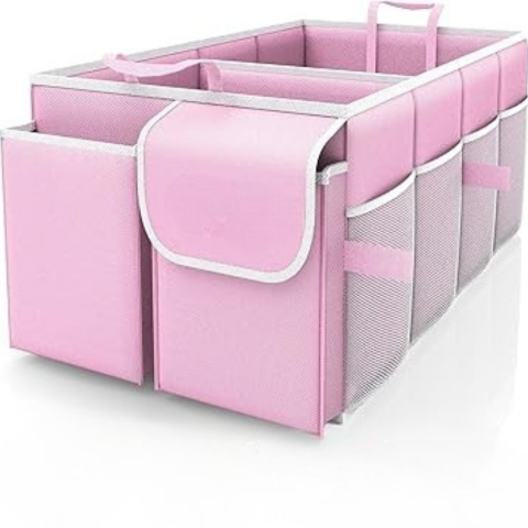 Organisateur De Coffre De Voiture — Rangement Pliable Et Pratique