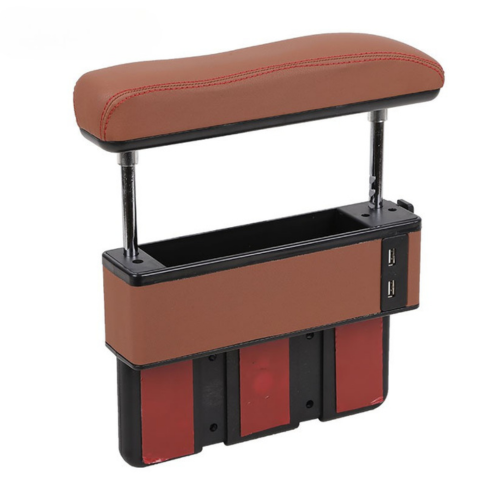 Universelt bilarmlene — Justerbar komfort med integrert USB-port