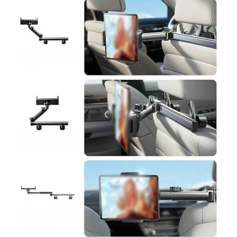 Podpora tabletu pro opěrku hlavy — příjemná cesta a volné ruce vzadu