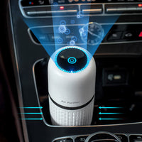 Přenosný čistič vzduchu do auta – Tichý ionizátor & dobíjecí USB 