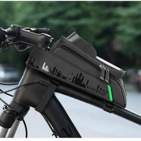Vattentät cykelväska – Telefonstöd och praktisk förvaring 