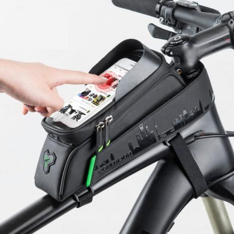 Vattentät cykelväska – Telefonstöd och praktisk förvaring 