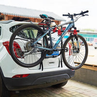 Portabicicletas de maletero para coche — Seguridad reforzada en trayecto 