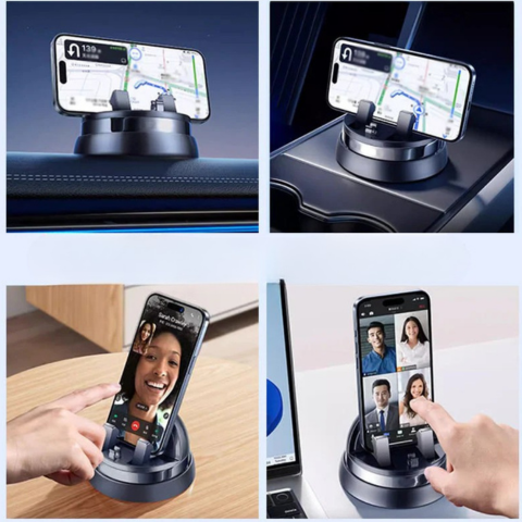 Wsparcie Telefonu Samochodowego 360° – Ultra-Stabilne Mocowanie 