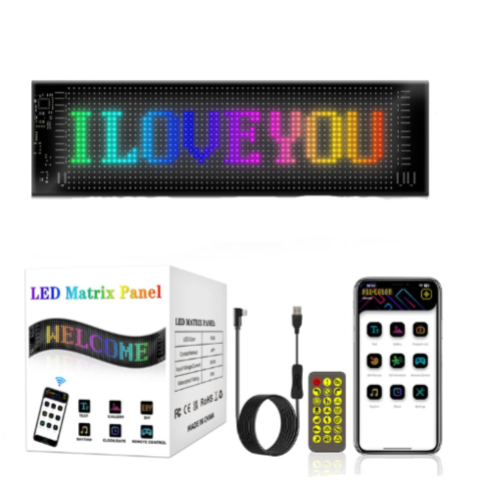 פס LED גמיש מתכנת - הודעות מוארות מותאמות אישית 