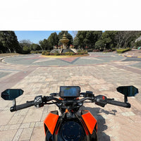 Motorrad-Rückspiegel Anti-Blendung – Universal, verstellbar & Sportdesign 
