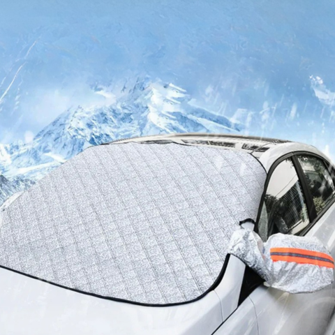Auto Windschutzscheiben Schutz – Frostschutz im Winter, Hitzeschutz im Sommer 