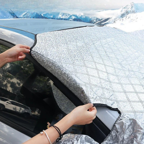 Auto Windschutzscheiben Schutz – Frostschutz im Winter, Hitzeschutz im Sommer 