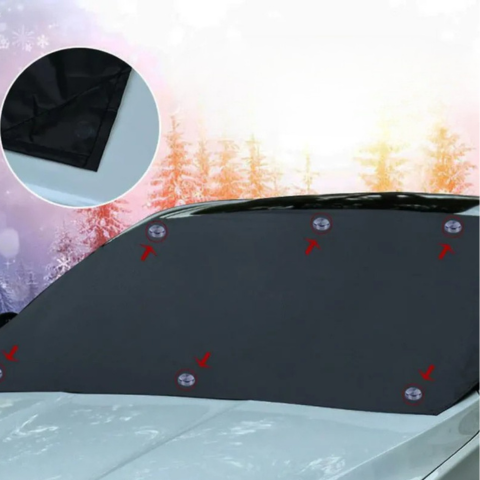 Auto Windschutzscheiben Schutz – Frostschutz im Winter, Hitzeschutz im Sommer 
