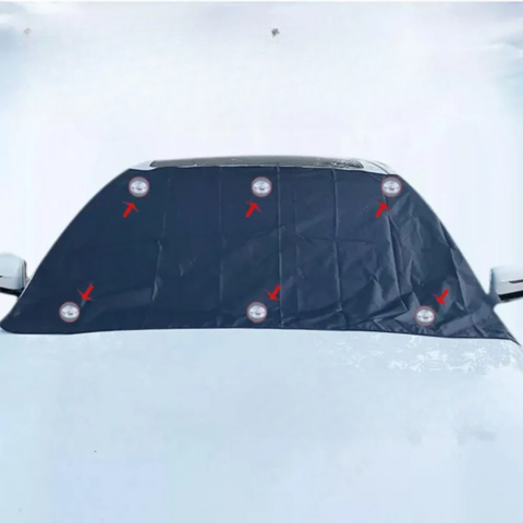 Auto Windschutzscheiben Schutz – Frostschutz im Winter, Hitzeschutz im Sommer 