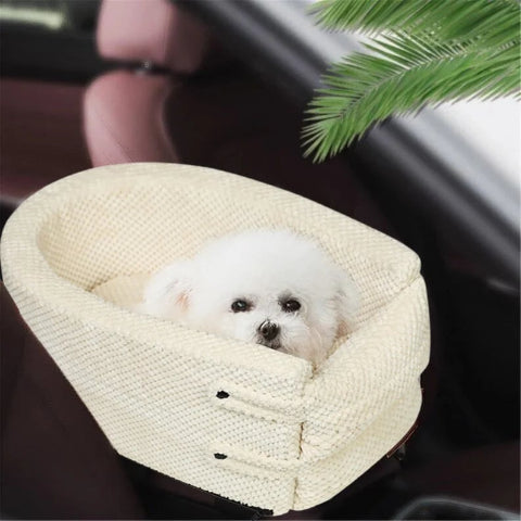 Siège De Voiture Douillet Pour Chiot – Sécurité & Confort