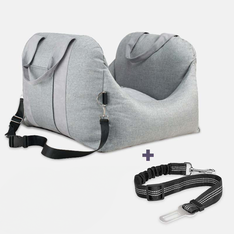 犬用癒しのベッド - 移動中の快適性と安全性を保証