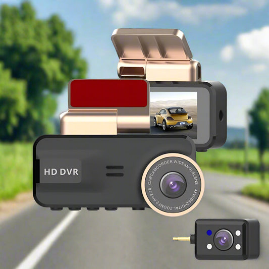 Cameră de tabloul de bord HD 1080p cu viziune nocturnă și WiFi — Securitate și supraveghere complete 