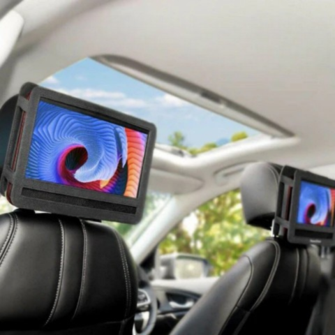 Tragbarer DVD-Player mit SD- und USB-Anschluss — Klarer und praktischer Bildschirm 