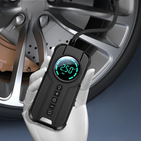 Draagbare Luchtcompressor – Hoge Precisie LED-display 