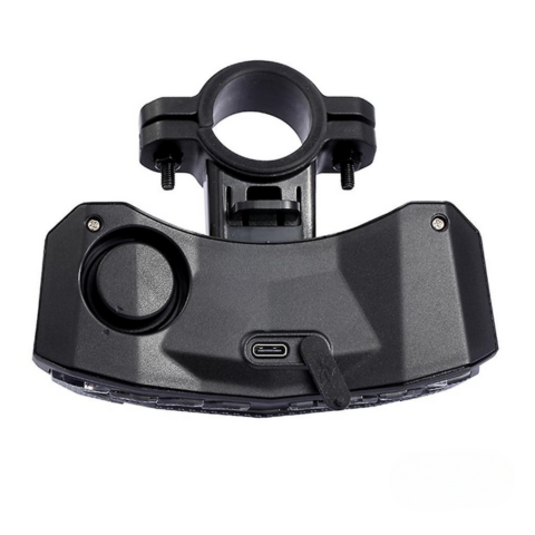 Monitoimipyörän takavalo - kääntymisvalo, jarru ja hälytysjärjestelmä