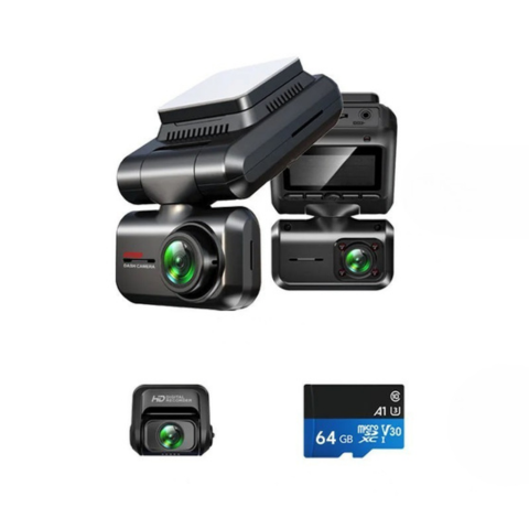 Dashcam Auto Ultra HD — Dvojitá a Trojitá Bezpečnostní Kamera 