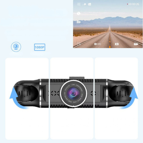 4 Channel Dashcam - Integrated Wifi & GPS