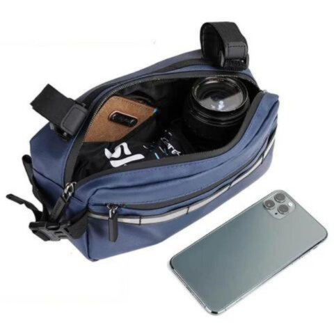 Pyörän ohjaustangon laukku — Kätevä säilytys & Nopea pääsy 