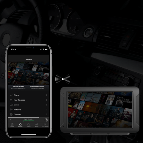 Multimedia Bil System – Navigasjon Og Underholdning 