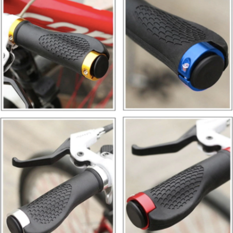 Mangos de manillar de goma para bicicleta — Estabilidad y control 