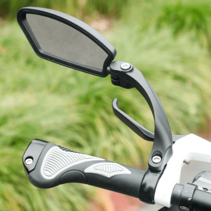 Specchietto Retrovisore Manubrio Bici – Pieghevole e Facile da Installare 
