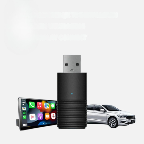 Bezdrátový adaptér CarPlay — Kompatibilní s iOS a Android Auto 