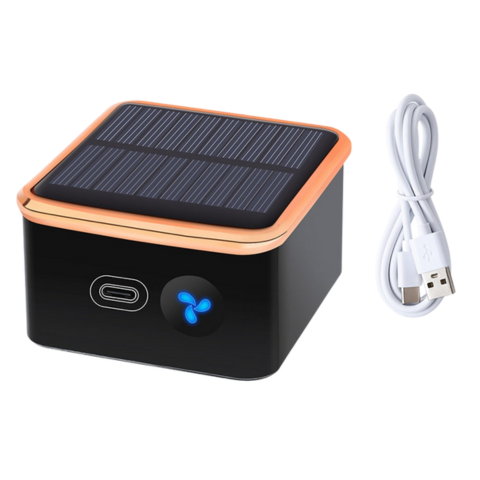 Purificator de Aer Solar pentru Mașină — Compact și Reîncărcabil USB 