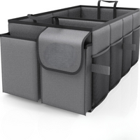 Organisateur De Coffre De Voiture — Rangement Pliable Et Pratique