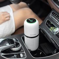 Přenosný čistič vzduchu do auta – Tichý ionizátor & dobíjecí USB 